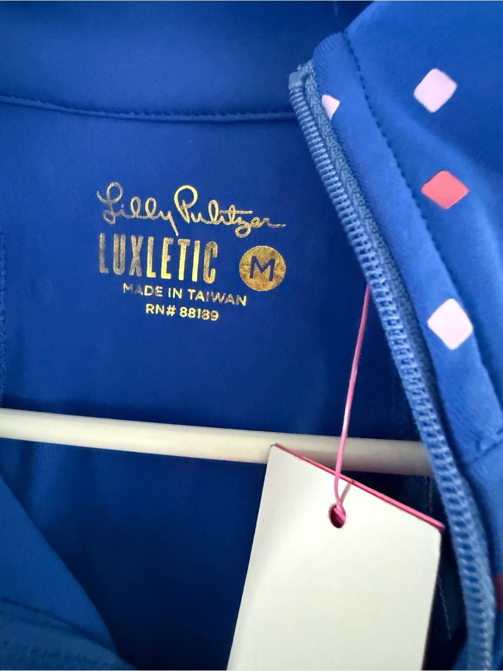 NWT Lilly Pulitzer Luxletic Callie Half Zip Top - Picture 3 of 6